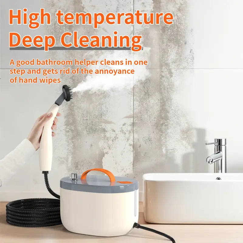 Handheld 21.98oz High-Pressure Steam Cleaner, High-Temperature Household & Carpet Cleaner, Portable LCD Steam Cleaner for Kitchen Grease, Sofa – Perfect Summer Decor Gift