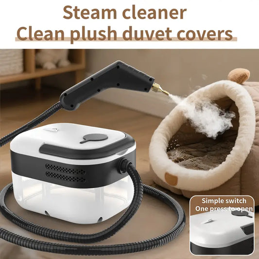 High-pressure And High-temperature Steam Cleaner, Household Steam Cleaner Handheld, High-temperature Carpet Cleaner, 40.58oz Water Tank Capacity, One-button Switch Control, Suitable For Kitchen Fumes, Sofas, Tile Gap Cleaning