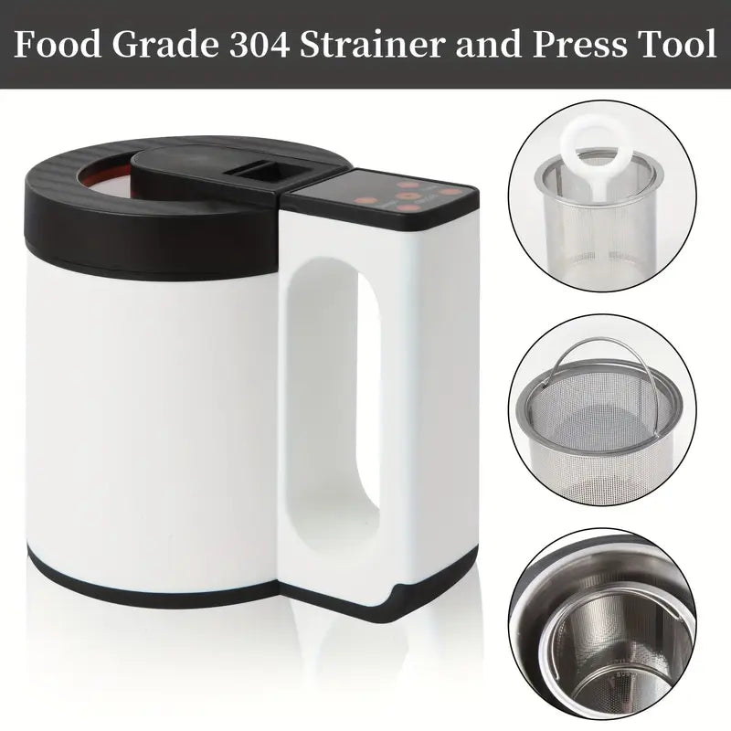 [HerbAblility Infusion Machine] HerbAblility Decarboxylator and Infusion Machine - Food Grade Stainless Steel Canister - Herbal Oil, Tincture, Butter Maker, Wide Range Options, Oil Infusion and Decarb Machine with Recipe Book
