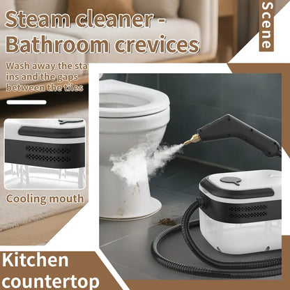 High-pressure And High-temperature Steam Cleaner, Household Steam Cleaner Handheld, High-temperature Carpet Cleaner, 40.58oz Water Tank Capacity, One-button Switch Control, Suitable For Kitchen Fumes, Sofas, Tile Gap Cleaning