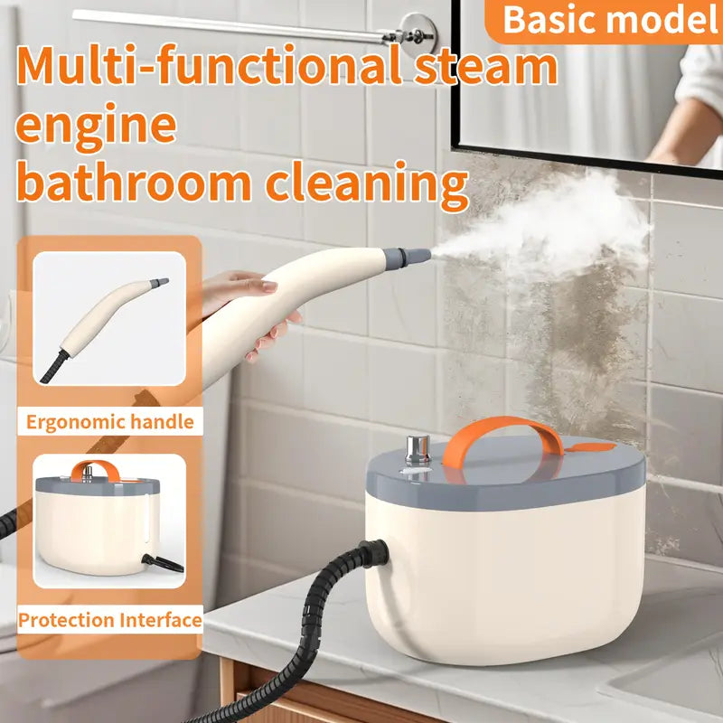 Handheld 21.98oz High-Pressure Steam Cleaner, High-Temperature Household & Carpet Cleaner, Portable LCD Steam Cleaner for Kitchen Grease, Sofa – Perfect Summer Decor Gift