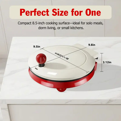 1500W Electric Smokeless Grill, 2-in-1 Indor Grill And Pizza Maker With 30-Min Timer And Auto Shut-Off, Working Together On Both Sides, 180° Open For Quesadilla, Sandwich, BBQ, Steak, Veggies, Gift Ideas, Perfect Gift For Christmas